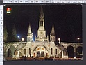 M7229 LOURDES ILLUMINATION DE LA BASILIQUE Viaggiata